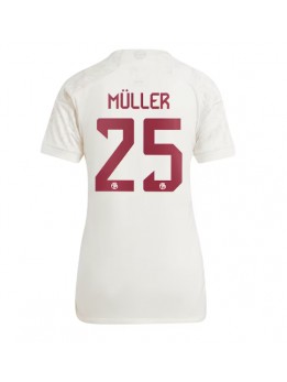 Bayern Munich Thomas Muller #25 Ausweichtrikot für Frauen 2023-24 Kurzarm